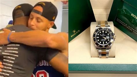 who did steph curry give rolex watches to|Steph Curry Gifts Draymond Green, Andre Iguodala Rolexes .